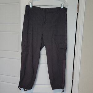 Social Standard by Sanctuary Gray Cotton Cargo Pants Size XXL